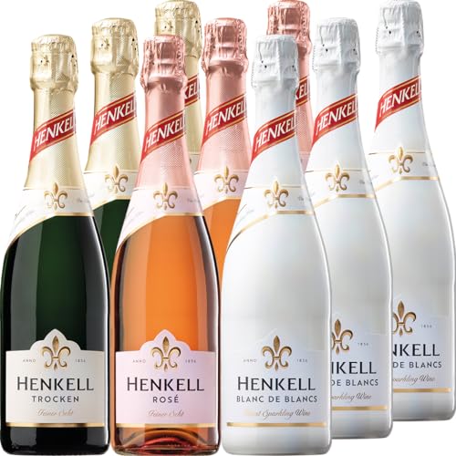 Mischpaket Henkell 3x Trocken, 3x Blanc de Blancs, 3x Rosé" 0,75 l Mischpaket Henkell 3x Trocken, 3x Blanc de Blancs, 3x Rosé" 0,75 l von Henkell