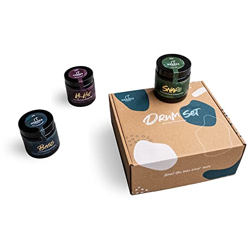 Hennes Finest DRUMSET Gewürzmischung Set - 3x Premium Selections (SNARE, HI-HAT & BASS) mit echtem Kampot Pfeffer, Salz & anderen Gewürzen, ideal als Geschenk & für alle BBQ Liebhaber Hennes Finest DRUMSET Gewürzmischung Set - 3x Premium Selections (SNARE, HI-HAT & BASS) mit echtem Kampot Pfeffer, Salz & anderen Gewürzen, ideal als Geschenk & für alle BBQ Liebhaber von Hennes Finest