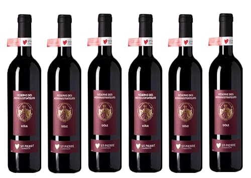 6x 0,75l - 2022er - Henri Badoux - Cave St. Pierre - Dôle du Valais A.O.P. - Wallis -Schweiz - Rotwein trocken 6x 0,75l - 2022er - Henri Badoux - Cave St. Pierre - Dôle du Valais A.O.P. - Wallis -Schweiz - Rotwein trocken von Henri Badoux