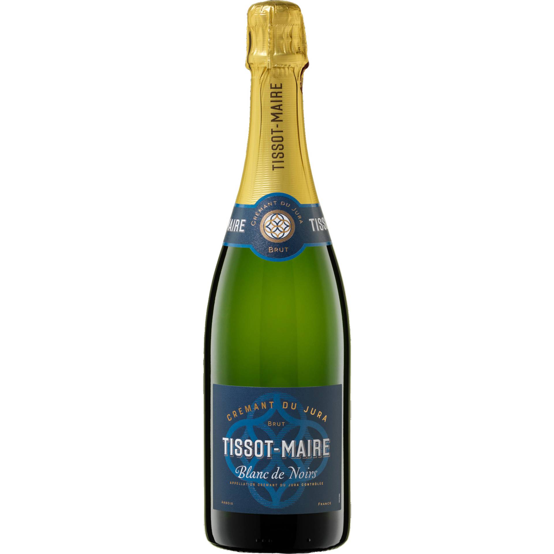 Tissot-Maire Blanc de Noirs, Brut, Crémant du Jura AOP, Jura, Schaumwein Tissot-Maire Blanc de Noirs, Brut, Crémant du Jura AOP, Jura, Schaumwein von Henri Maire SA/ Domaine de Boichailles, 39600 Arbois, Frankreich