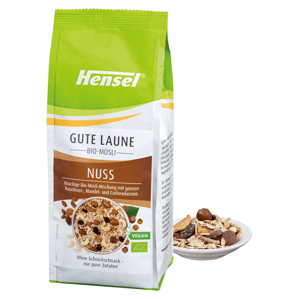 Bio Nuss-Müsli Gute Laune Bio Nuss-Müsli Gute Laune von Hensel