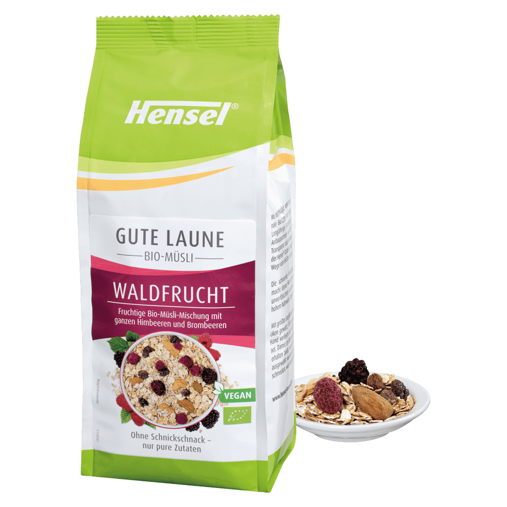Bio Waldfrucht-Müsli Gute Laune Bio Waldfrucht-Müsli Gute Laune von Hensel