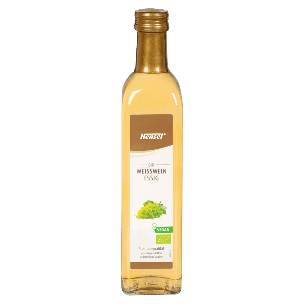 Bio Weißwein Essig Bio Weißwein Essig von Hensel