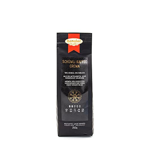 Hensler Kaffee Probierpaket "Schümli Kaffee", Röstkaffee ganze Bohnen, 3 x 250g, Kaffeebohnen für Vollautomaten und Siebträger, vollaromatisch Hensler Kaffee Probierpaket "Schümli Kaffee", Röstkaffee ganze Bohnen, 3 x 250g, Kaffeebohnen für Vollautomaten und Siebträger, vollaromatisch von Hensler Kaffee