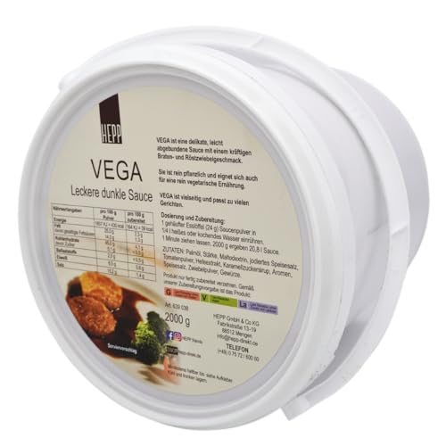 Hepp GmbH & Co KG - Vega-Fix - Dunkle Sauce (2 KG Eimer) von Hepp GmbH & Co KG