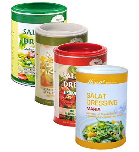 Salatdressing Set, feine Salatsoßen 4x 200g Salatdressing Set, feine Salatsoßen 4x 200g von Hepp GmbH & Co KG