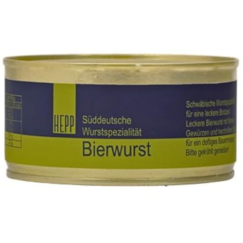 5 x Bierwurst à 300 g Dose von Hepp