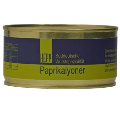 5 x Paprika-Lyoner à 300 g Dose von Hepp