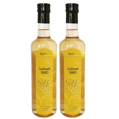 Weißer Fruchtessig Condimento Bianco 1000ml (2x500ml) von Hepp