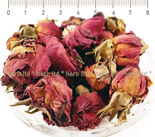 Rote Rose Knospe Blume, Rosae Centifolia, Kräuter Blüten von Herb Ltd