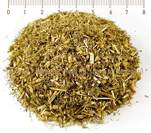 Schafgarbenkraut Geschnitten, Achillea Millefolium, Kräuter Stängel Mit Kräuter Blüten von Herb Ltd