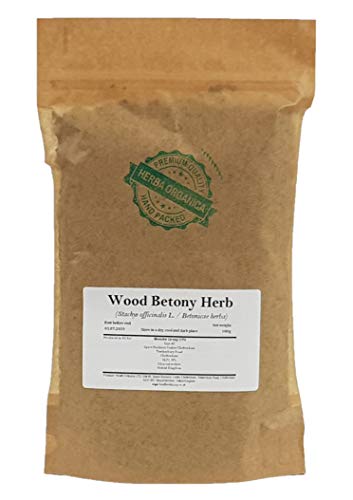 Echte Betonie Kraut / Stachys Officinalis L / Wood Betony Herb # Herba Organica # Heil-Ziest, Flohblume, Pfaffenblume (100g) von Herba Organica