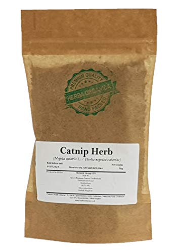Echte Katzenminze Kraut/Nepeta Cataria L/Catnip Herb # Herba Organica # Katzenmelisse (50g) von Herba Organica