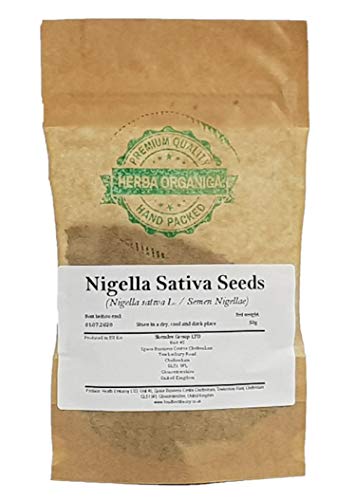 Echte Schwarzkümmel Sammen / Nigella Sativa L / Nigella Sativa Seeds # Herba Organica # Schwarzkümmel (50g) von Herba Organica