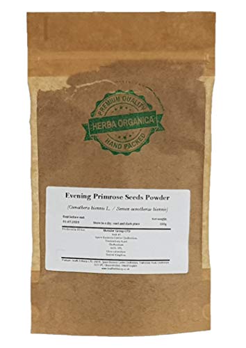 Gemeine Nachtkerze Samen Pulver / Oenothera Biennis L / Evening Primrose Seeds Powder # Herba Organica # Gewöhnliche Nachtkerze (100g) von Herba Organica