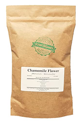 Herba Organica Kamillenblüten Kräutertee - Matricaria L - Chamomile Flower Herbal Tea 50g von Herba Organica
