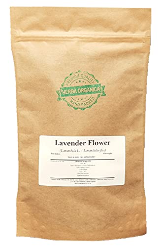 Herba Organica Lavendelblüten Kräutertee - Lavandula L - Lavender Flower Herbal Tea 100g von Herba Organica