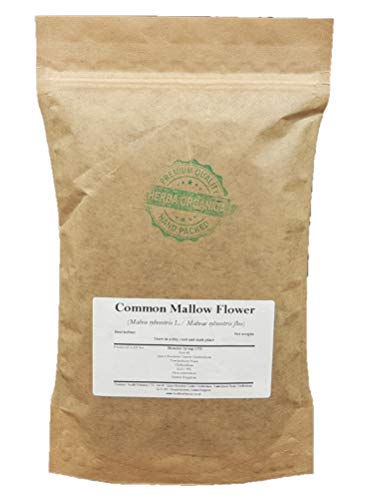 Herba Organica - Malve Blume - Malva Silvestris L - Common Mallow Flower - Mauve des Holzes (100g) von Herba Organica