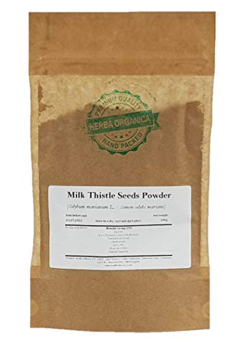 Herba Organica Mariendistelsamenpulver - Silybum Marianum L - Milk Thistle Seeds Powder 450g von Herba Organica