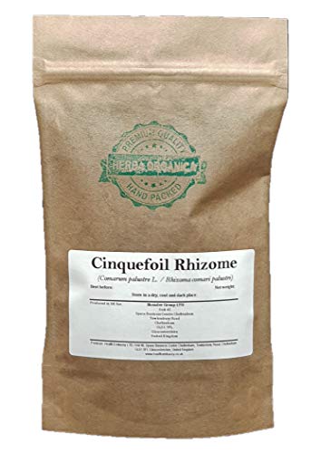 Herba Organica - Sumpf-Blutauge Rhizome Tee - Comarum Palustre L - Cinquefoil Rhizome Tea (100g) von Herba Organica