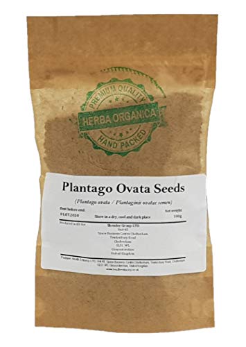 Plantago Ovata Samen / Plantaginis Ovatae Semen / Plantago Ovata Seeds # Herba Organica # Indische Flohsamen (100g) von Herba Organica