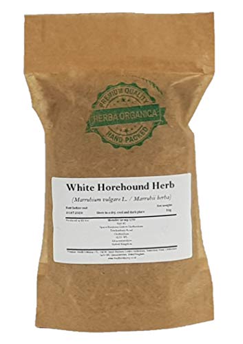 Weißer Andorn Kraut / Marrubium L / White Horehound Herb # Herba Organica # Helfkraut, Weißer Dorant, Mariennessel (50g) von Herba Organica