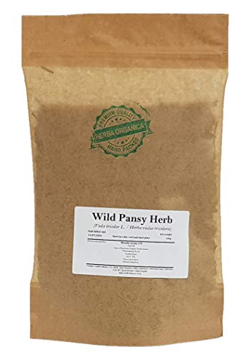 Wildes Stiefmütterchen Kraut / Viola Tricolor L / Wild Pansy Herb # Herba Organica # Ackerveilchen, Muttergottesschuh (100g) von Herba Organica