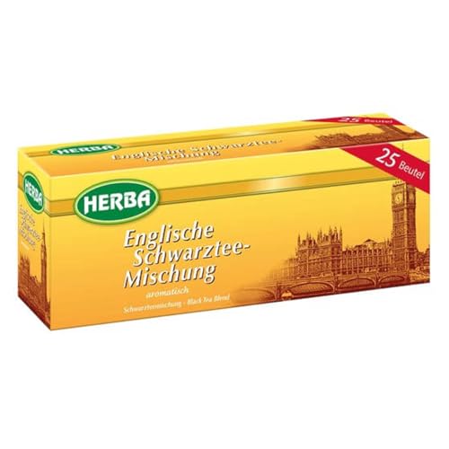 Herba Englische Schwarztee Mischung aromatisch 25 Beutel 37g Herba Englische Schwarztee Mischung aromatisch 25 Beutel 37g von Herba