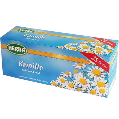 Herba Kamille aromatischer und milder Kamillentee 25 Beutel 31g Herba Kamille aromatischer und milder Kamillentee 25 Beutel 31g von Herba