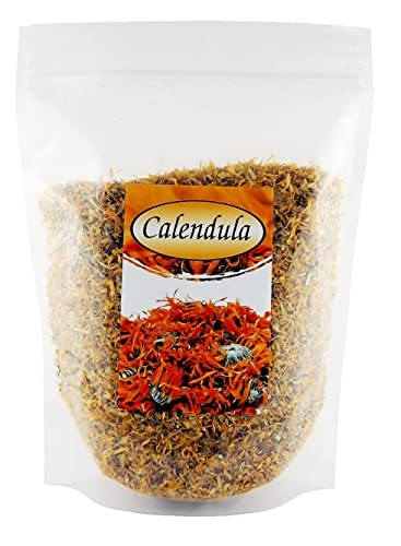 Ringelblumenblüten | Marigold | Teeschnitt, ägyptisch Calendula officinalis 800g von Planta Vera