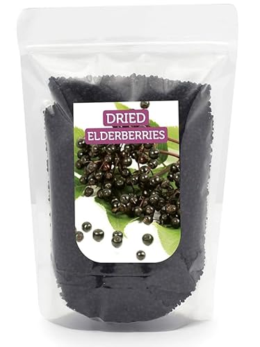 HerbaNordPol Holunderbeeren getrocknet 1kg PREMIUM, Fructus Sambuci von Herbanordpol by ziolaioleje.pl