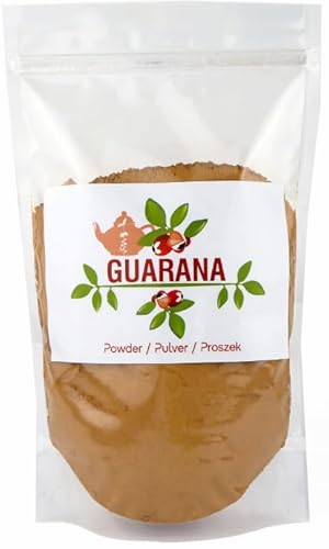 GUARANA Pulver Pure Paullinia cupana Guaraná Guaraní (500) von Herbanordpol