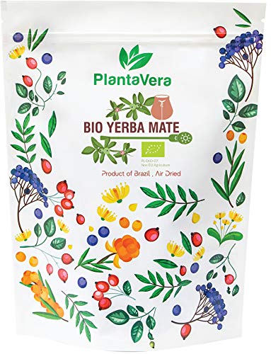 Original Yerba Mate aus Brasilien Organic | Einzi-gartige Bio-Qualität | Enthält 95% Blätter | Klassisch, hochwertig & stark 900G von Planta Vera