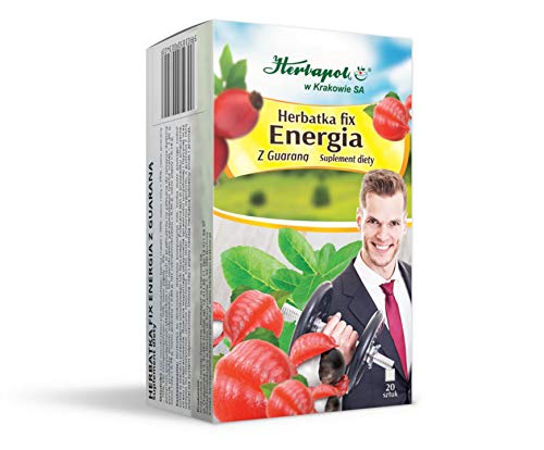 Herbapol w Krakowie Energie-Tee-Fix mit Guarana - Energy Tea Fix with Guarana, 20 Teebeutel von Herbapol w Krakowie SA