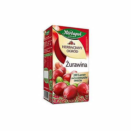 6 x Cranberry-Frucht- und Kräutertee – Herbapol Herbata Zurawina 50 g von Herbapol