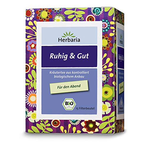 Herbaria - Ruhig und Gut Tee bio 15 FB - 24 g - 6er Pack von Herbari