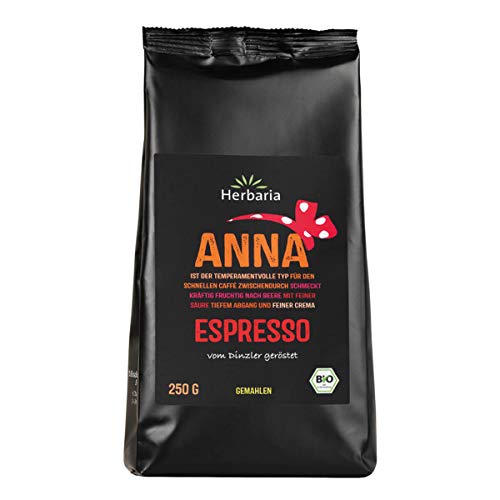 Herbaria - Anna Espresso gemahlen bio - 250 g - 6er Pack von Herbaria GmbH