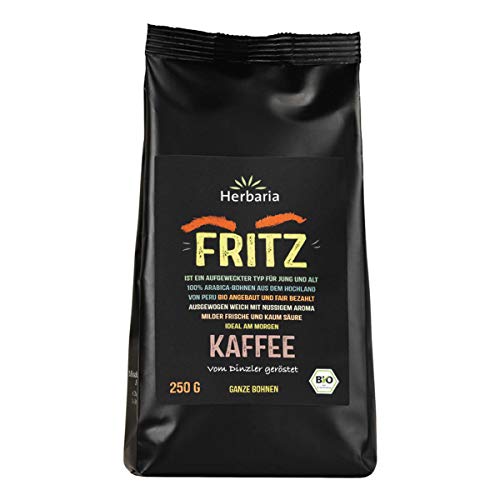Herbaria - Fritz Kaffee ganz bio - 250 g - 6er Pack von Herbaria GmbH