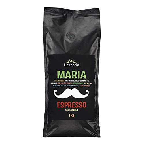 Herbaria - Maria Espresso ganz bio - 1 kg - 5er Pack von Herbaria GmbH
