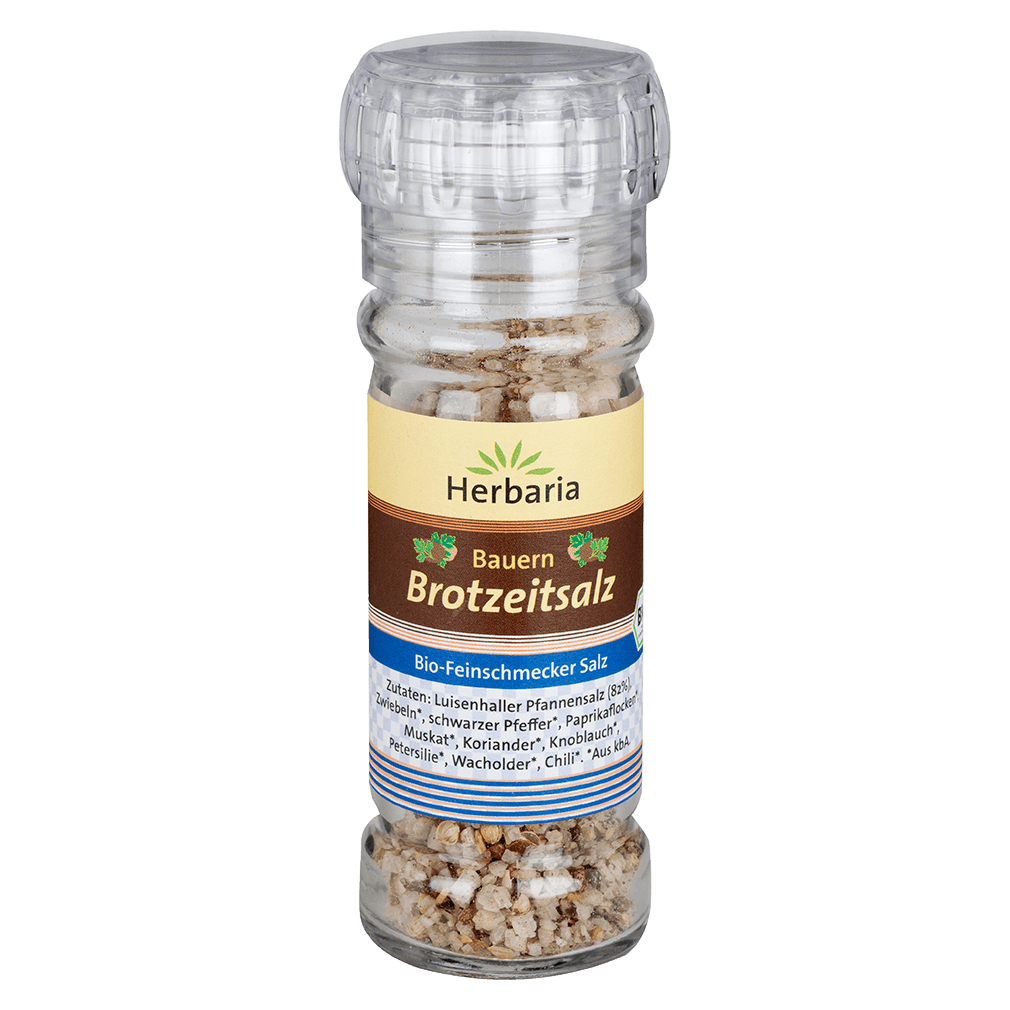 Bio Bauern Brotzeitsalz Mühle, 70g Bio Bauern Brotzeitsalz Mühle, 70g von Herbaria