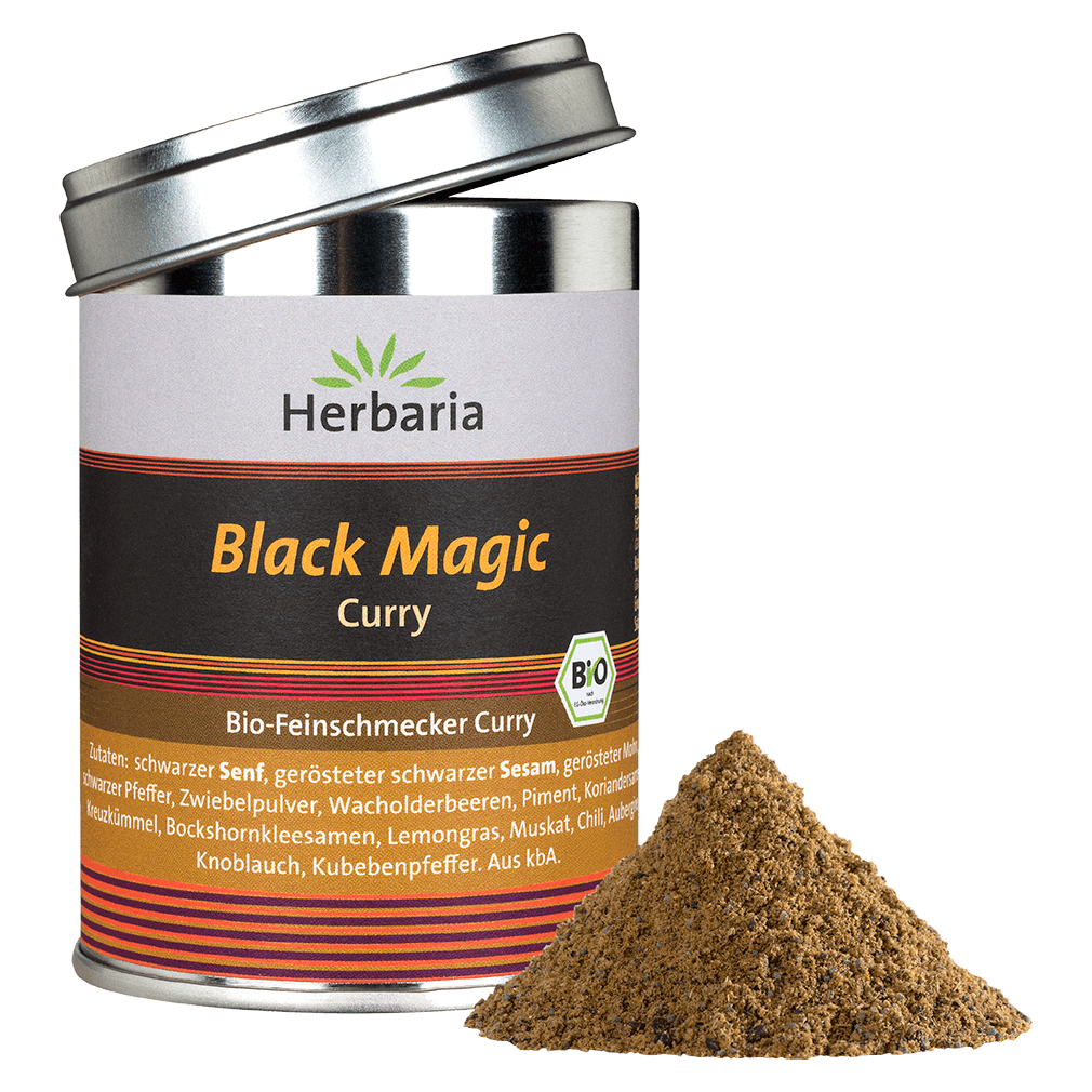 Bio Black Magic Curry, 80g von Herbaria