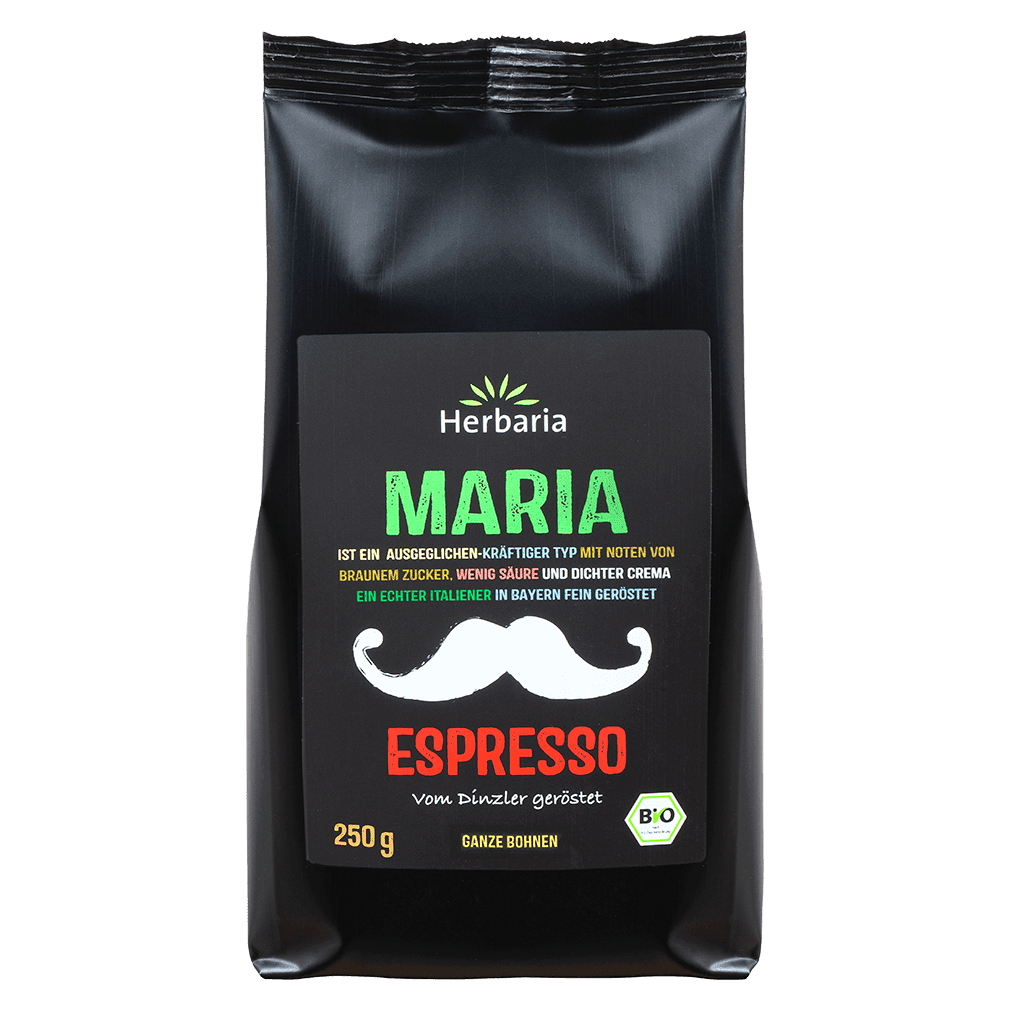 Bio Espresso Maria ganz von Herbaria