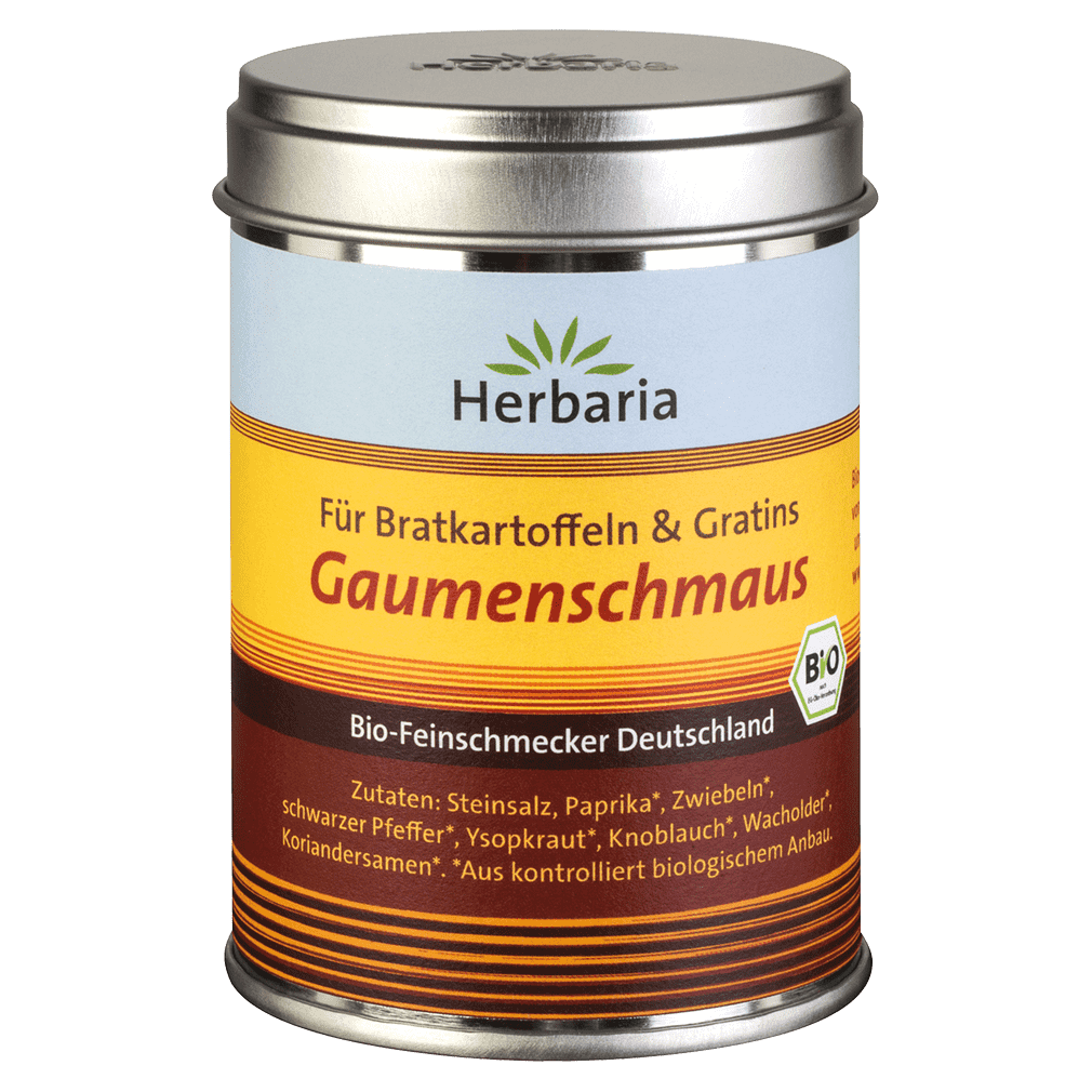 Bio Gaumenschmaus Bratkartoffelgewürz Bio Gaumenschmaus Bratkartoffelgewürz von Herbaria
