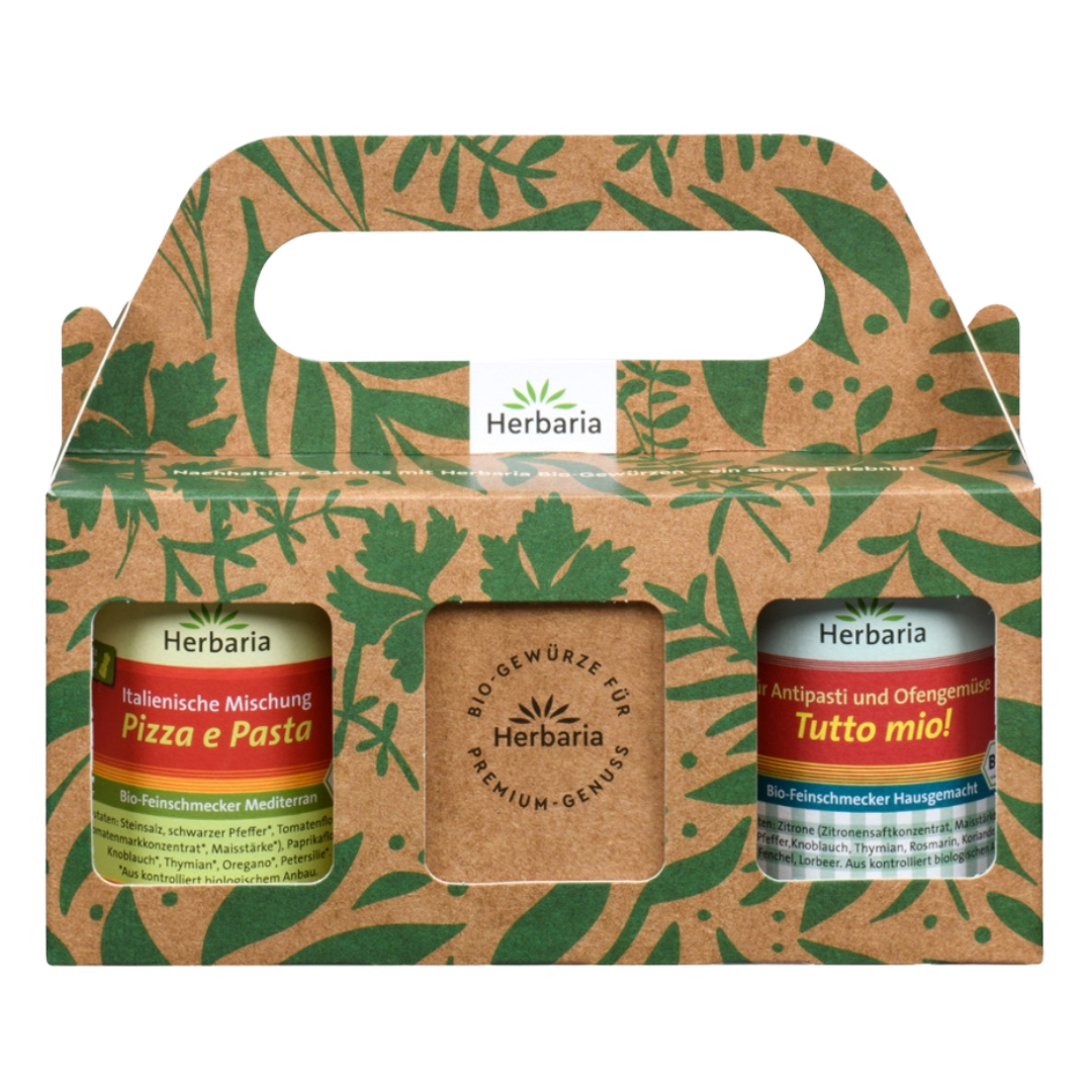 Bio Gewürze Geschenkset Mediterran Bio Gewürze Geschenkset Mediterran von Herbaria