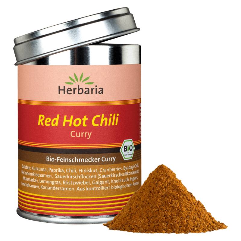 Bio Red Hot Chili Curry, 80g von Herbaria