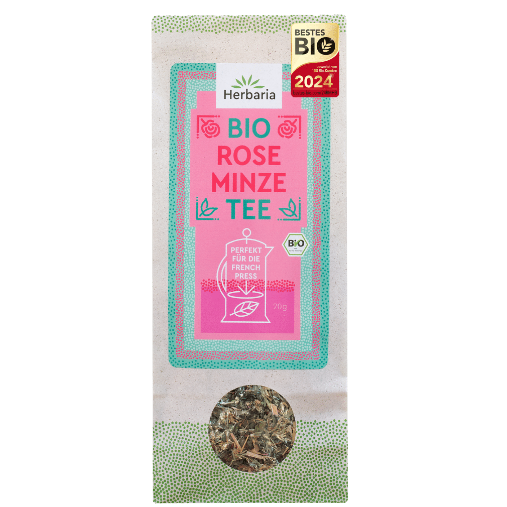 Bio Rose-Minze Teemischung Bio Rose-Minze Teemischung von Herbaria