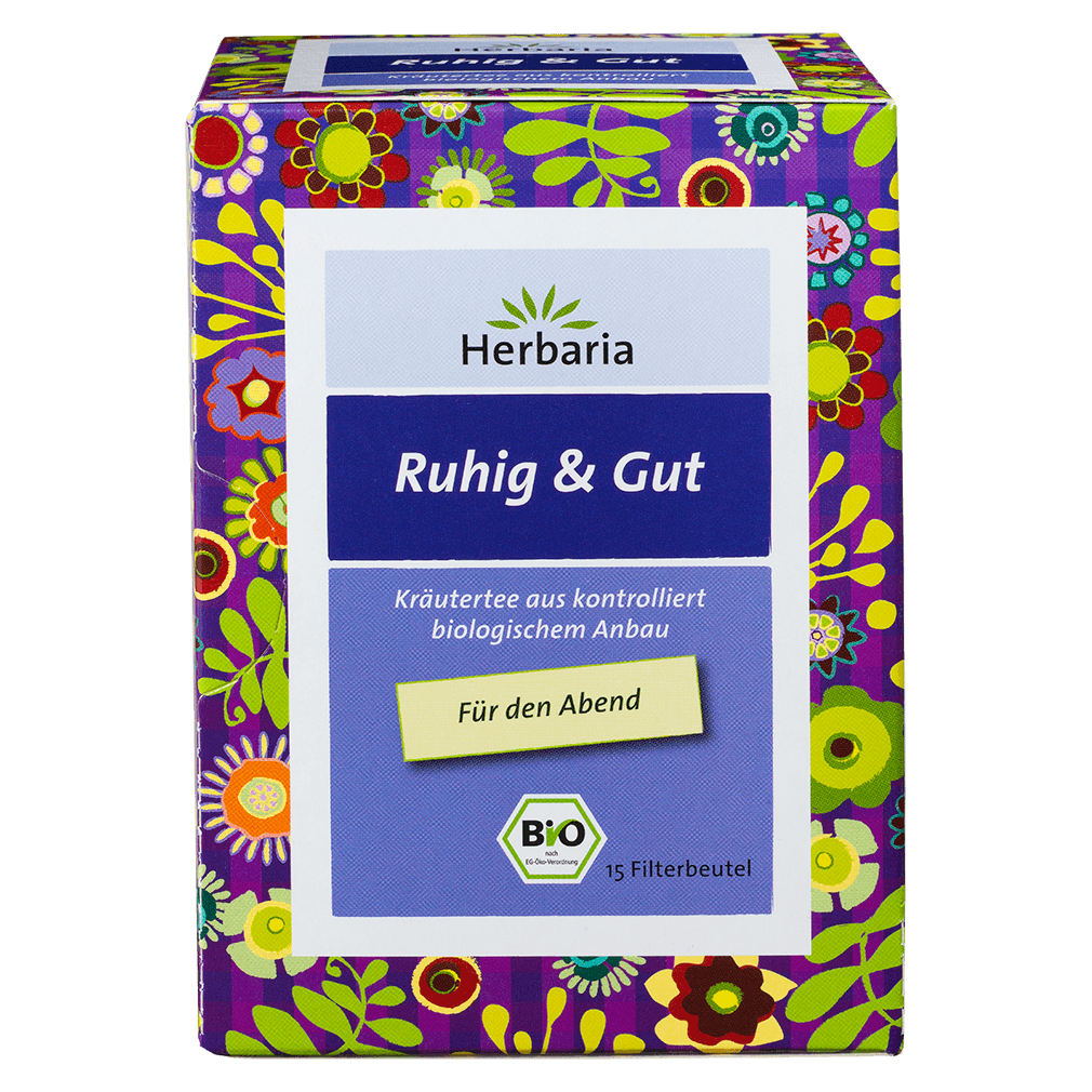 Bio Ruhig & Gut Tee, 15 Filterbeutel von Herbaria