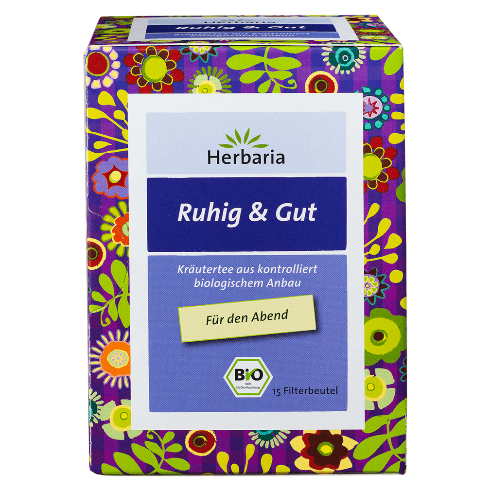 Bio Ruhig & Gut Tee, 15 Filterbeutel Bio Ruhig & Gut Tee, 15 Filterbeutel von Herbaria