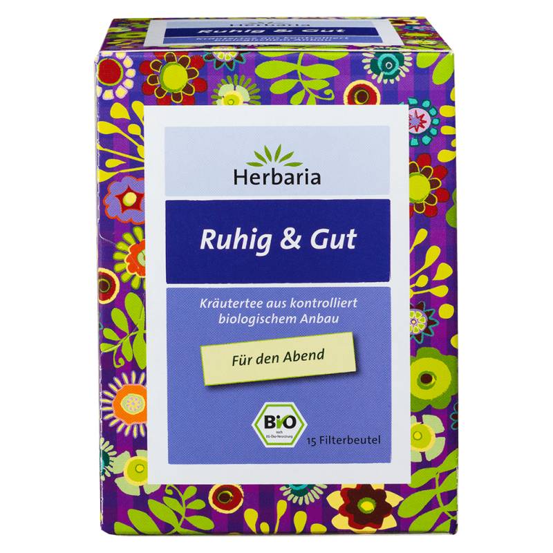 Bio Ruhig & Gut Tee, 15 Filterbeutel von Herbaria