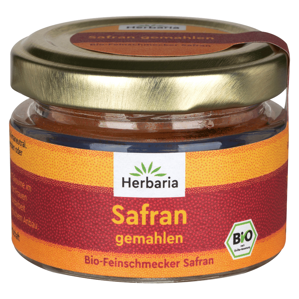 Bio Safran gemahlen, 0,5g von Herbaria